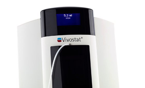 Μονάδα επεξεργασίας Vivostat, λεπτομέρεια οθόνης